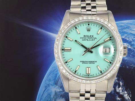 36mm tiffany blue rolex|Rolex tiffany blue day date.